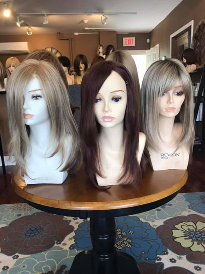 Inside the A House of Wigs boutique in Millburn
